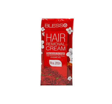 Picture of BLESSO HAIR REMOVAL CREAM RED ROSE SACHET PCS 