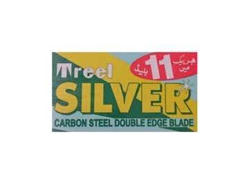 Picture of TREET STEEL BLADE  SILVER CARBON EDGE  10 BLADES PACK PCS 