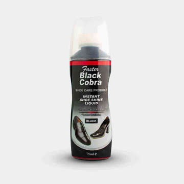 Picture of BLACK COBRA INSTANT SHOE SHINE LIQUID BLACK 75 ML 
