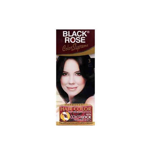 Picture of BLACK ROSE HAIR COLOR NO. 3 DARK BROWN SINGLE PCS 