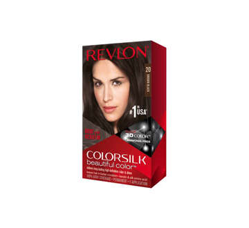 Picture of REVLON COLORSILK BROWN BLACK BRUN NOIR CASTANO HAIR COLOR 20 
