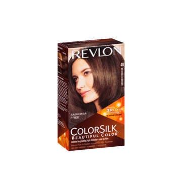 Picture of REVLON COLORSILK MEDIUM ASH BROWN HAIR COLOR 40 