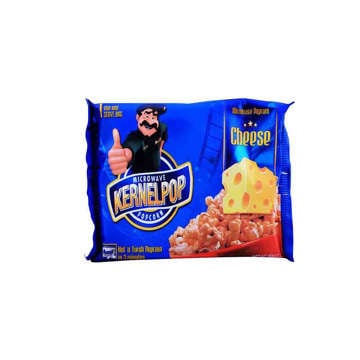 Picture of KERNELPOP POPCORN  MICROWAVE CHEESE 90  GM 