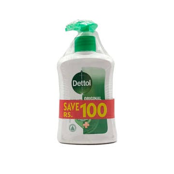 Picture of DETTOL ORIGINAL HAND WASH SAVE RS.100 2 IN 1 250 ML 