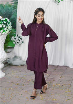 Picture of GEORGETTE SHIRT AND TROUSER.