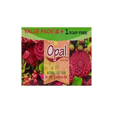 Picture of OPAL SOAP NATURAL SILKY SHINE 70 GM 4 x plus 1 VALUE PACK