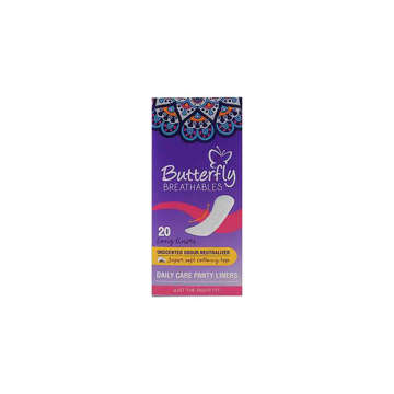 Picture of BUTTERFLY BREATHABLES PADS 20 LONG LINERS PCS 