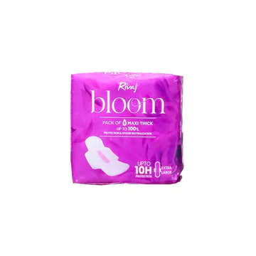 Picture of RIVAJ BLOOM MAXI THICK PADS EXTRA LARGE 8 PCS PCS 