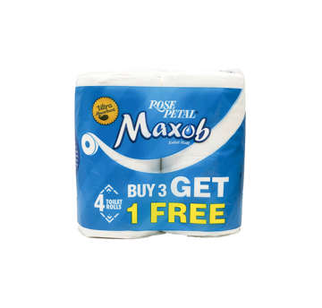 Picture of ROSE PETAL MAXOB TOILET ROLL 3 IN 1 PACK