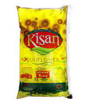 Picture of KISAN COOKING OIL  SUNFLOWER 1  LTR 