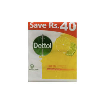 Picture of DETTOL FRESH 4 IN 1 SOAP 130 GM SAVE RS.40