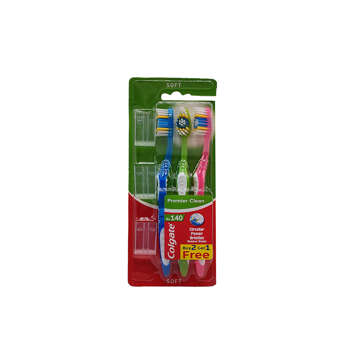 Picture of COLGATE TOOTH BRUSH PREMIER CLEAN 3 IN 1 PCS 
