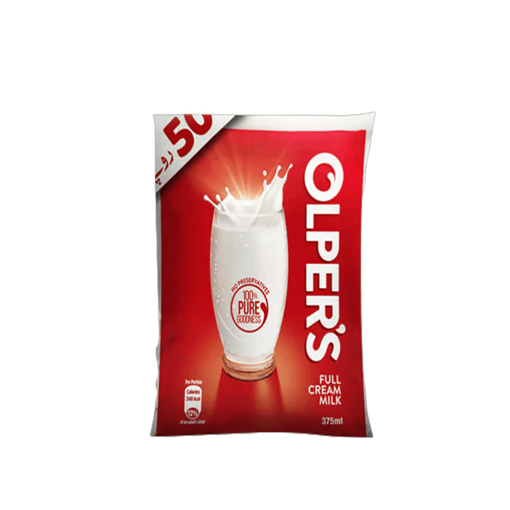 Picture of OLPERS'S MILK FULL CREAM POUCH 375 ML 