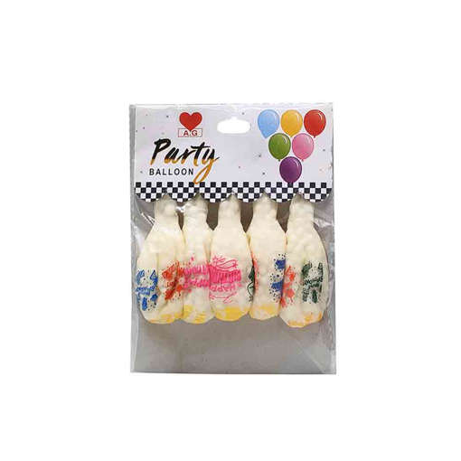 Picture of HAPPY BIRTHDAY PARTY BALLONS FOAM PACKET 