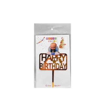 Picture of HAPPY BIRTHDAY CAKE TOPPER PACKETS