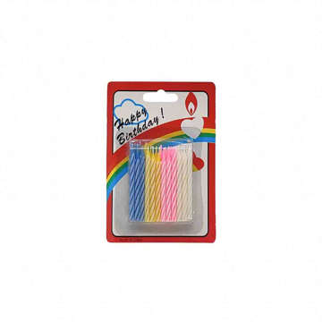 Picture of HAPPY BIRTHDAY CANDLES MULTI COLOR PCS 