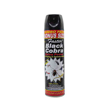 Picture of BLACK COBRA EXTRA POWER INSECTS KILLER & ALL FLYING 600 ML 