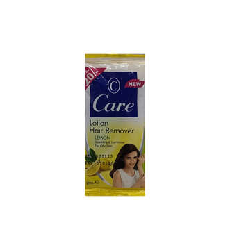 Picture of CARE HAIR REMOVAL LOTION  LEMON 20 SACHET GM 