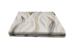 Picture of ARSHAD HOMES BED SHEET SET KING LEAVES PRINTED TEA GREEN, GRAY AND GOLDEN
