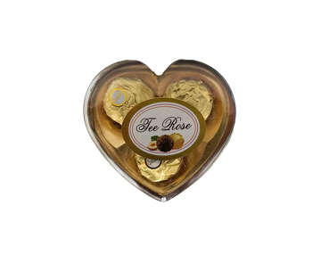 Picture of TEE ROSE CHOCOLATE HEART 3 PACK 38 GM 