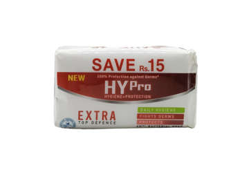 Picture of HYPRO SOAP EXTRA TOP DEFENCE 3 IN 1 SAVE RS.15 135 GM 