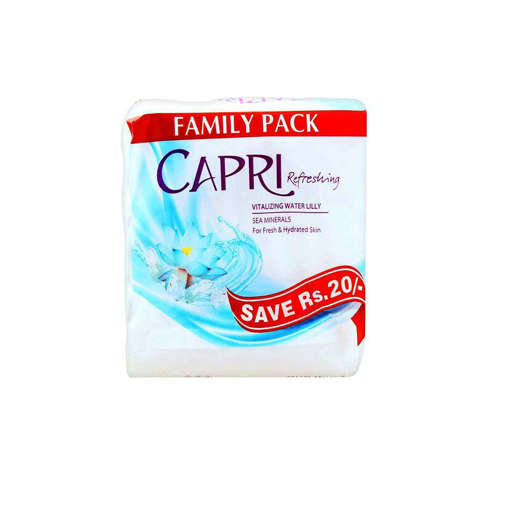 Picture of CAPRI SOAP VITALIZING WATER 4 QTY / SAVE 40 160 GM 