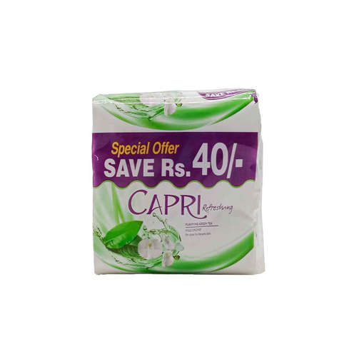 Picture of CAPRI GREEN TEA WILD ORCHID 3IN1 SAVE RS.40 SOAP 160GM