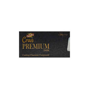 Picture of YOUNG'S CHOCO BLISS CRAVE PREMIUM DARK COOKING CHOCOLATE COMPOUND 200 GM 