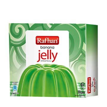 Picture of RAFHAN JELLY  BANANA 80  GM 