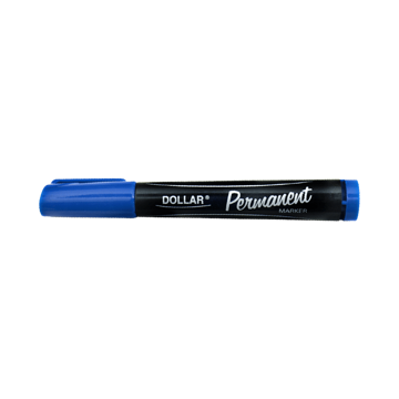 Picture of DOLLAR MARKER PERMANENT BLUE SINGLE  PCS 