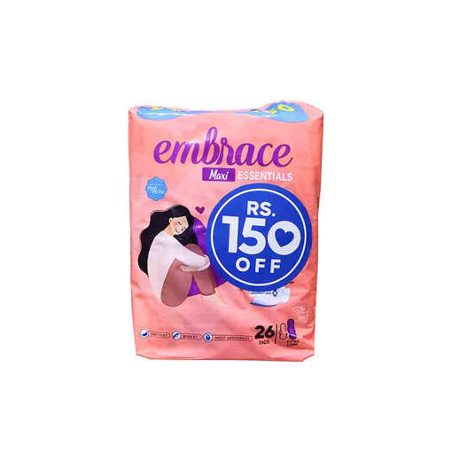 Picture of EMBRACE ESSENTIALS PADS TRIO PACK MAXI 26 PCS