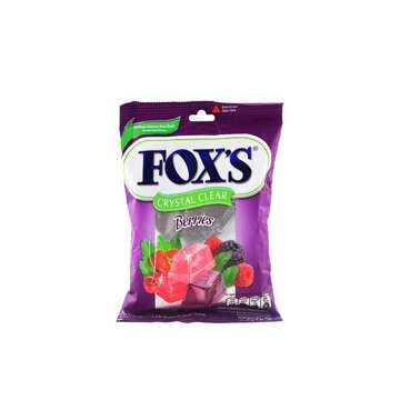 Picture of NESTLE CANDY FOX'S CRYSTAL CLEAR BERRIES PACKET 90 GM 
