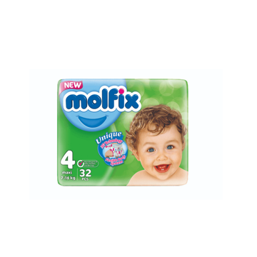 Picture of MOLFIX DIAPERS REGULAR  SIZE 4 MAXI 32 PCS  PCS 