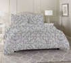 Picture of ARSHAD HOMES BED SHEET SET KING FLORAL PRINTED WHITE, BLUE AND PURPLE