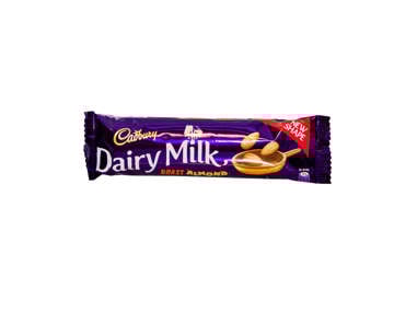 Picture of CADBURY CHOCOLATE  DAIRY MILK ROAST ALMOND 38 SINGLE GM 