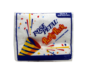 Picture of ROSE PETAL TISSUE PARTY WHITE PACK
