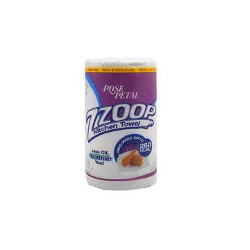 Picture of ROSE PETAL KITCHEN TOWEL TISSUE ZOOP WHITE 
