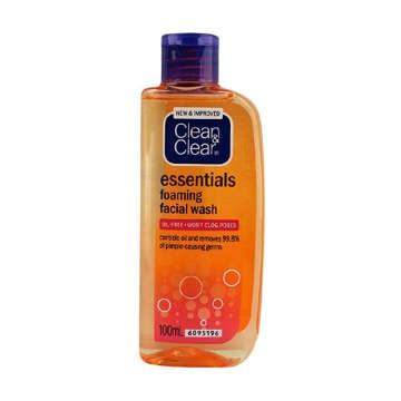 Picture of CLEAN & CLEAR FACIAL WASH  ESSENTIALS FOAMING 100  ML 