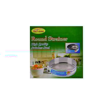 Picture of JIA LONG FLOUR STRAINER ROUND STAILNLESS STEEL BLACK BJP4567B 6 SET PCS 