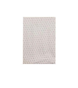 Picture of KW BED SHEET SET DOUBLE HEXAGON PRINTED WHITE AND BABY PINK (PERCALE)