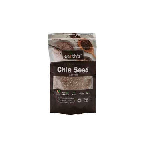 Picture of THE EARTH'S CHIA SEED POUCH 125 GM