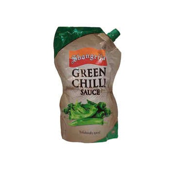 Picture of SHANGRILA SAUCE  GREEN CHILLI 500  GM 