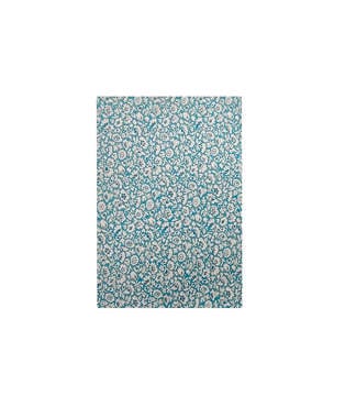 Picture of KW BED SHEET SET DOUBLE FLORAL PRINTED TURKISH GREEN AND ALMOND