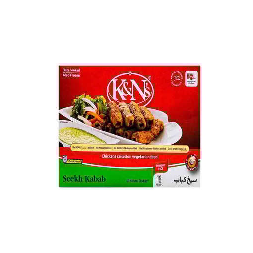 K&N'S SEEKH KABAB 540 GM ECONOMY PACK PCS